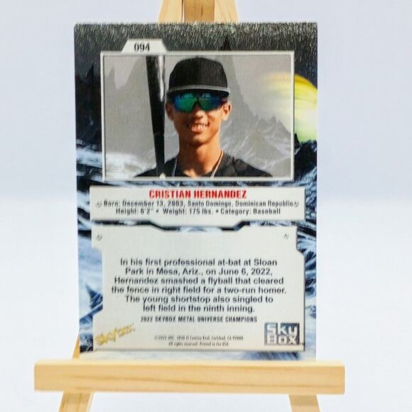 2022 Metal Skybox #85 Roderick Arias Card - Picture 4 of 4